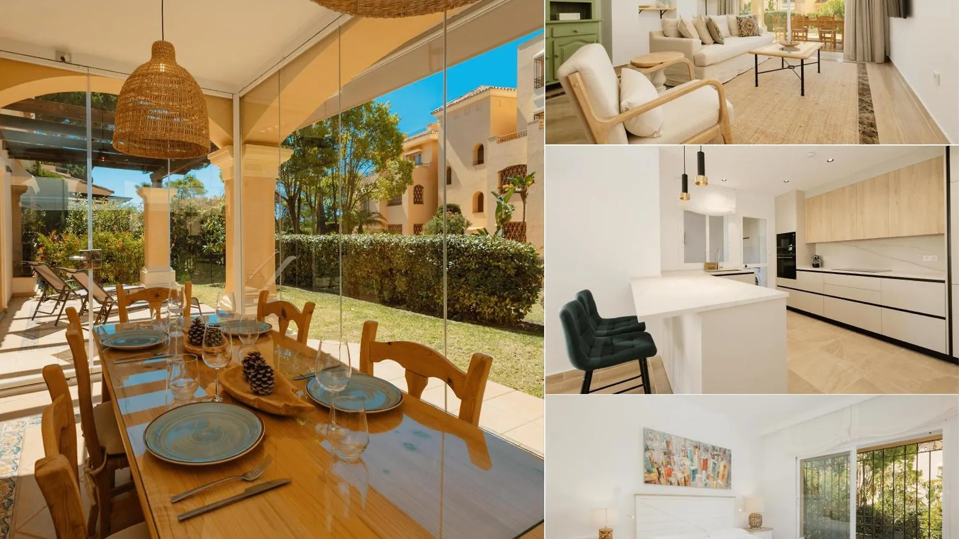 Newly Renovated Apartment With Large Private And Glazed Terrace, Close To The Beach In Elviria, Marbella East location